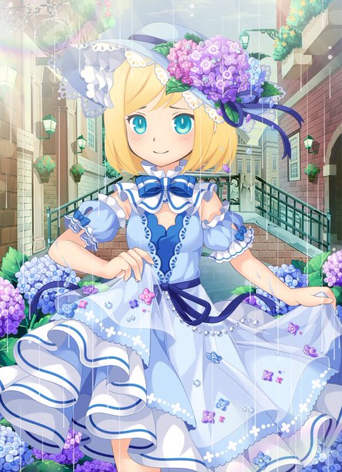 紫陽花ドレスのtwitterイラスト検索結果 古い順