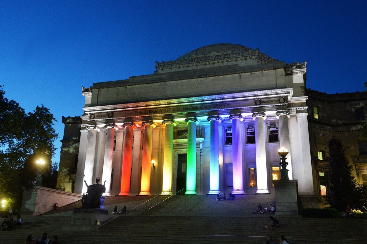 In New York for Pride Month? Low Library will be lit up in rainbow colors this Saturday and Sunday to in honor of our LGBTQ+ community. Drop by, join the celebration, and don't forget to take a selfie!