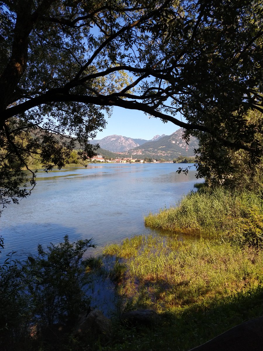 At 40 degrees, even this beautiful walk is a struggle! #hometown #Italy