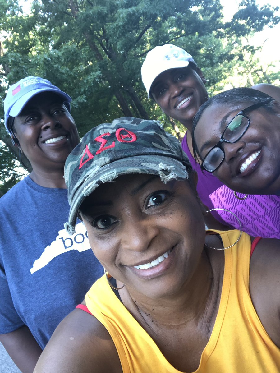hausera2's tweet photo. Team Inspire completed 4.5 miles this morning! Calling on all Girl Trek teams to show up somewhere! Let’s get healthy and stay healthy. Together We Can! https://t.co/2340bf6TGa