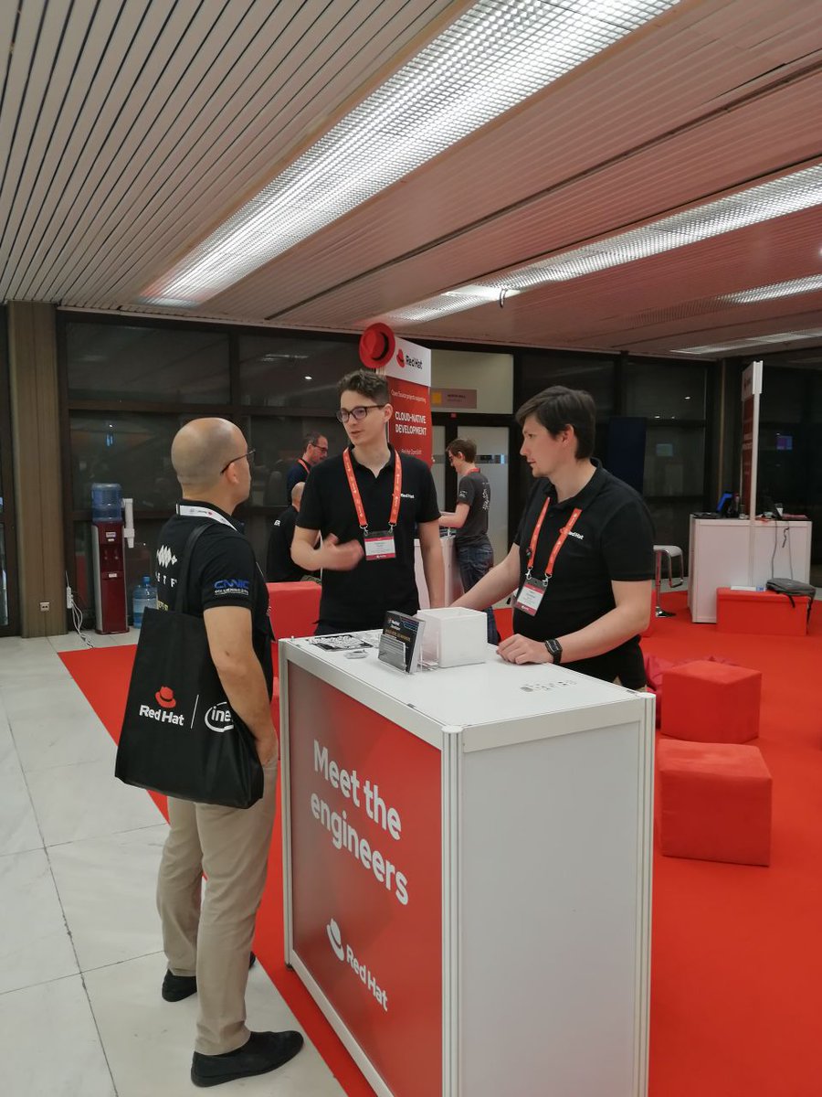 official_dotTN's tweet photo. DOT TN attending the Red Hat 2019 Partner Conference 👨‍💼👓
Meeting passionate people determined to move forward despite adversity.😍 @RedHatEMEA @official_dotTN 
#redhatpcemea2019 #redhatpartners #StrongerTogether 💪
#dottn #RedHat8 #OS_for_Innovators https://t.co/wdfwyo9KX7