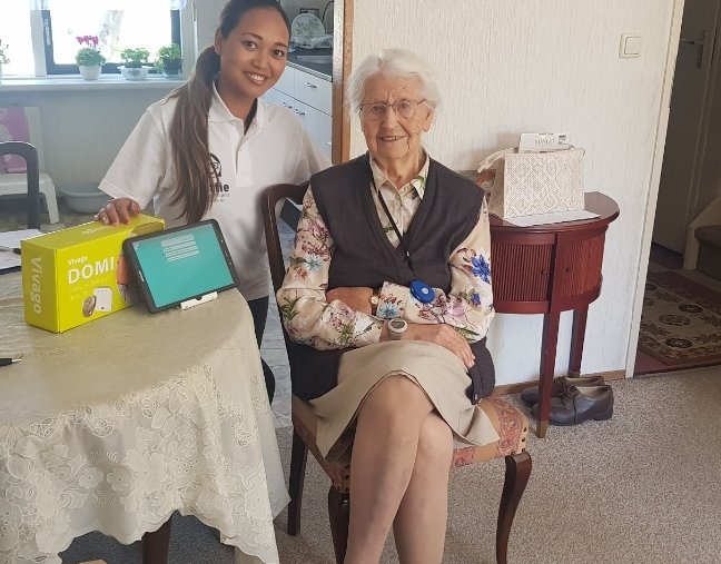 Vandaag mogen we weer op bezoek bij enthousiaste cliënten van vierstroom thuiszorg in Zoetermeer. Dankbaar daarvoor 😊#vierstroom @virtuelethuiszorg