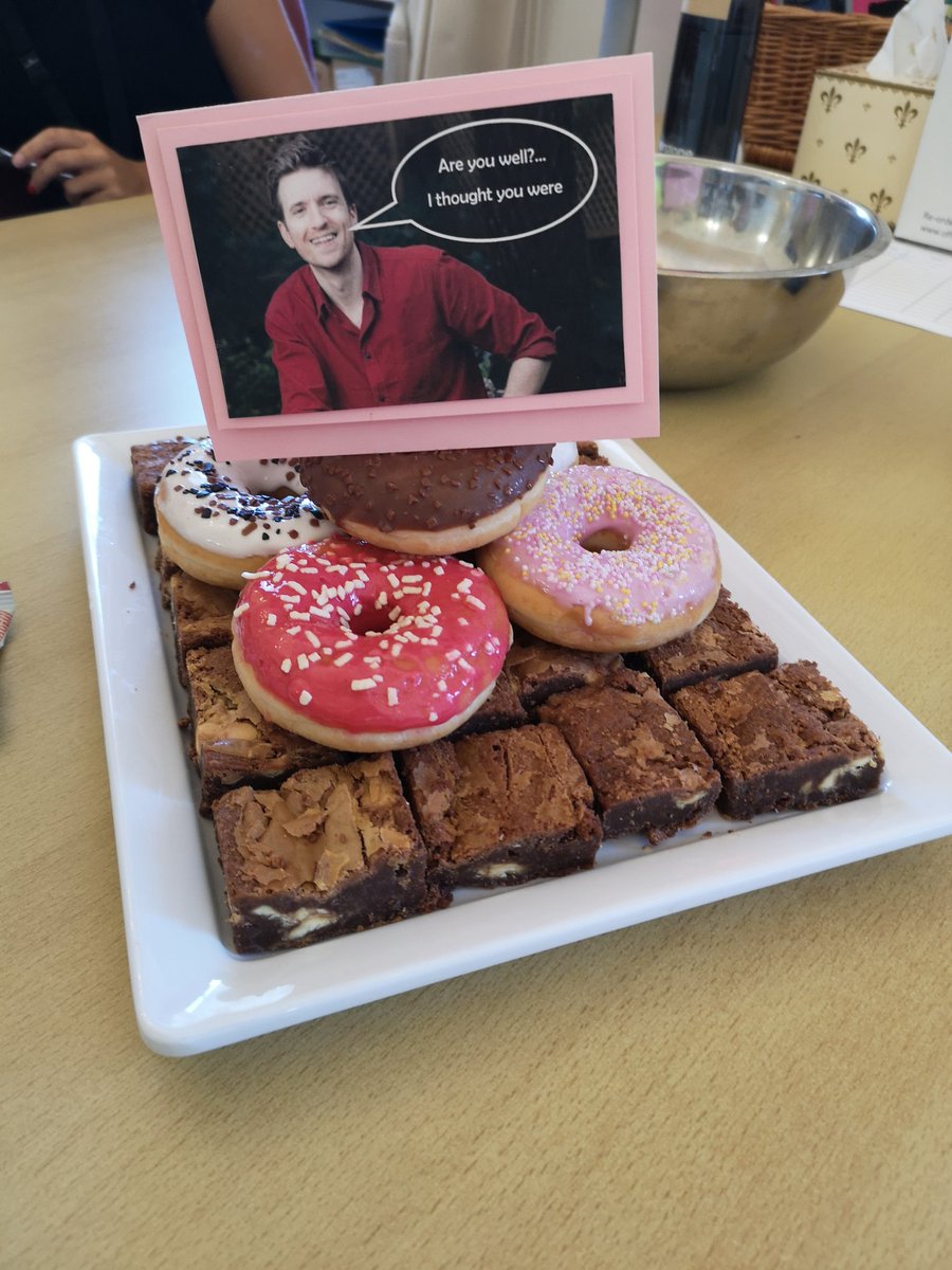 There was only one obvious way to treat Nikki for her birthday today at work. <a href="/gregjames/">Greg James</a> I think you'll agree.