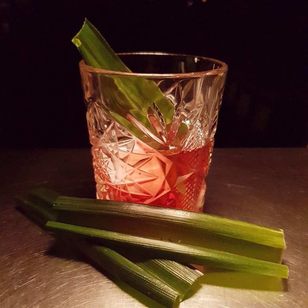 #Repost from the awesome <a href="/keanstar/">mark keane</a> 
Hello Negroni Week! I have something special for you!!! 🤗⁣
“Lucky’s Negroni”⁣
🥥 Coconut Washed Campari⁣
🌿 Housemade Pandan Leaf Liqueur⁣
🥃 West Winds Cutlass Gin⁣
📷: @luckychansbar ⁣