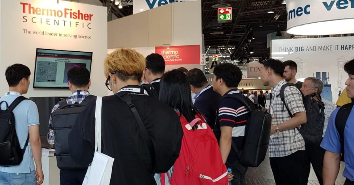 PhenomWorld's tweet photo. We're at the casting technology event #GIFA2019, showing desktop electron microscopy and chemical analysis solutions for metallurgy » https://t.co/K8DZhRbejE https://t.co/KpIRAuhimc