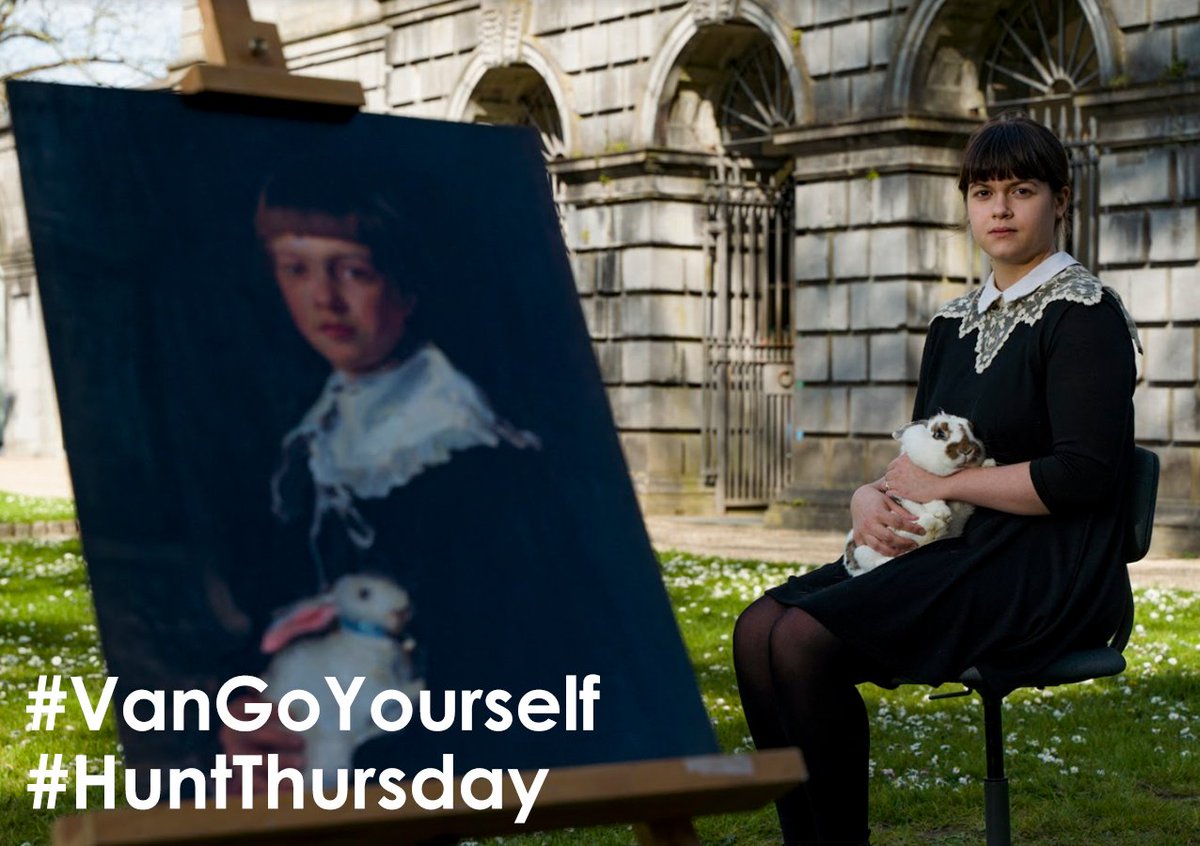 HuntMuseum's tweet photo. Come & #VanGoYourself this #HuntThursday @HuntMuseum Summer Exhibition Lavery & Osborne. Some props provided (or bring your own). Pose, take the picture, place on social media. 2 for price of 1 (€10) this Thursday between 5 & 8pm. Tag your recreations and we'll share them online https://t.co/Jkvxek2P3s