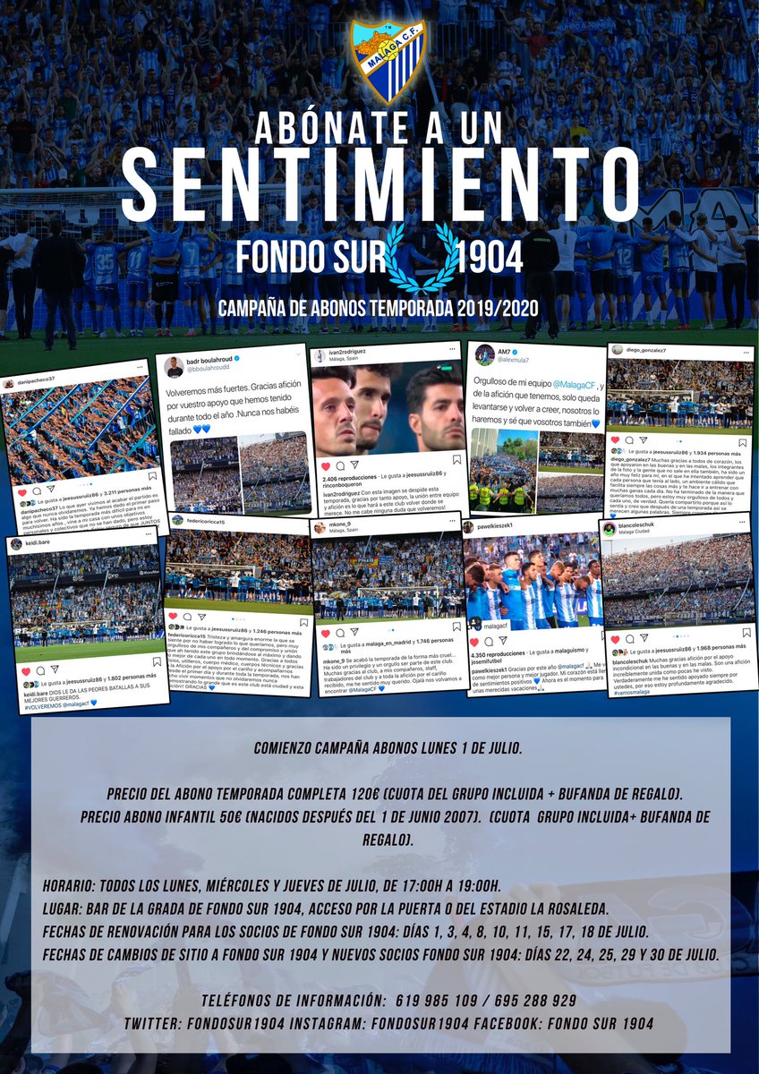 frentebokeron86's tweet image. ¡Campaña de abonos 2019/2020! 
#AbónateAUnSentimiento #Siéntelo