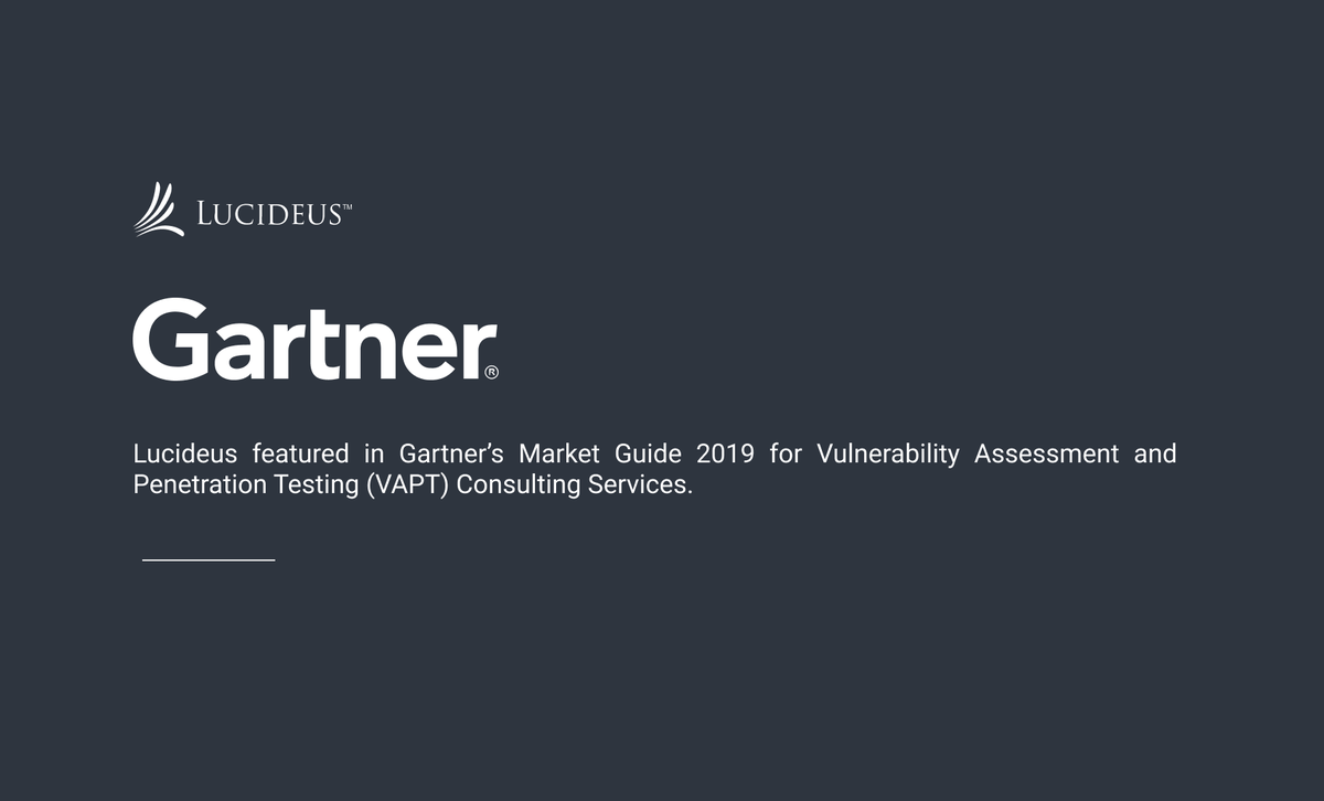 SafeCRQ's tweet photo. 2018 - @Frost_Sullivan 
2019 - @Gartner_inc it is :) 
2020 - Take a guess...?

https://t.co/yR1AqUDlFm

#cybersecurity #SAFEr #Lucideus https://t.co/H6gJUmFN3V