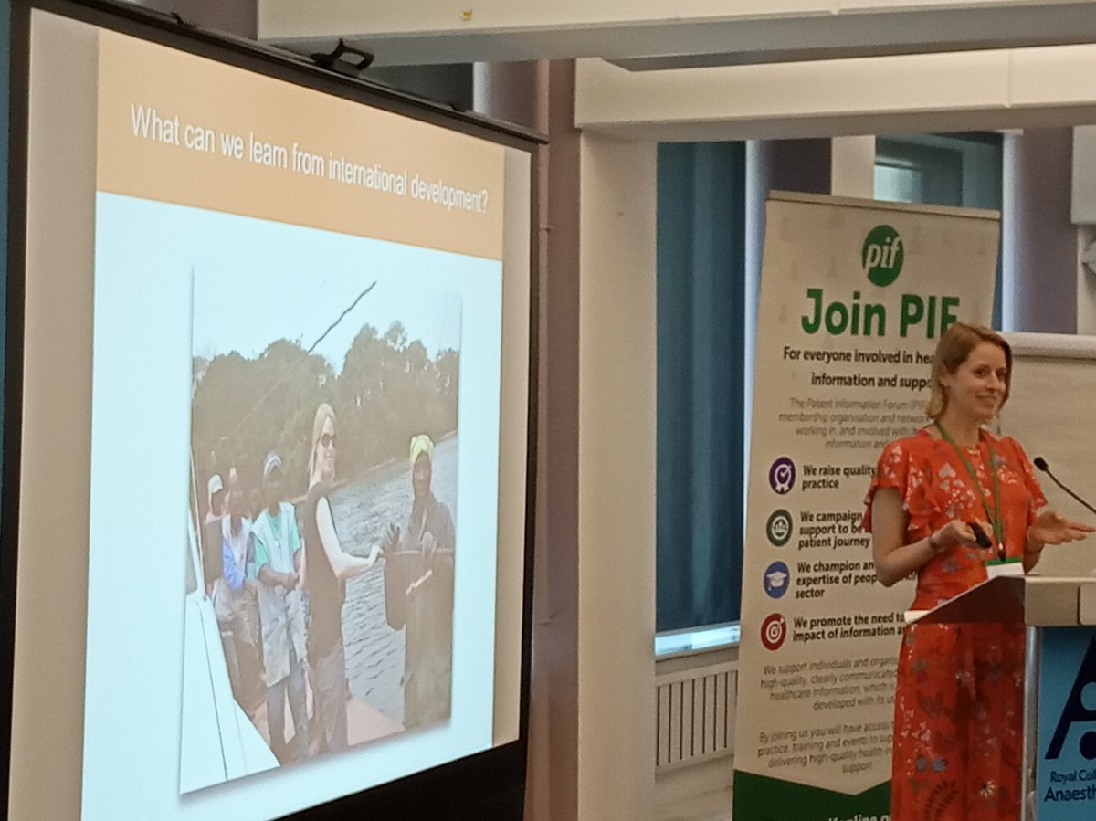 PiFonline's tweet photo. Fascinating to hear @ceineken talk about how her experience in international development and as a cancer patient herself has helped shape the approach to patient involvement at @ShineCancerSupp #InvolvingUsers https://t.co/LqsvZfK7vC