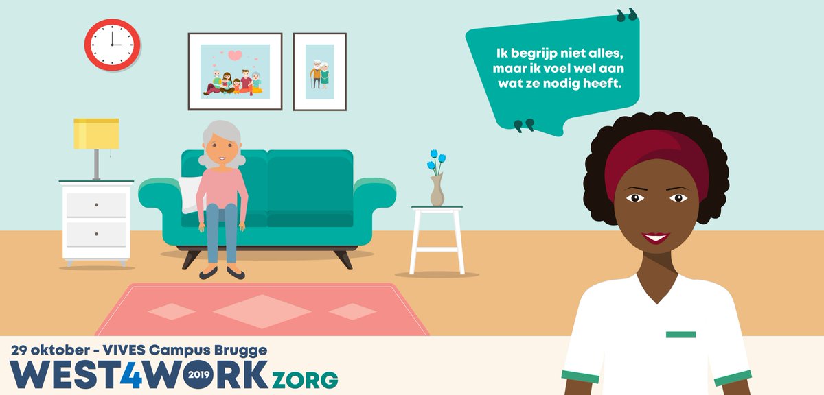 Tijdens #WEST4WORKZORG wordt ingezoomd op de instroom van kansengroepen in onze zorgsector. Je maakt er via meet &amp; greets kennis met sectorale en beleidsinstrumenten die de tewerkstellingskansen van deze doelgroepen kunnen faciliteren. Meer info via tinyurl.com/y6ghxa44