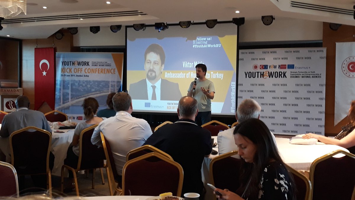 Thanks @MacaristanBE for your speech in the #YouthatWorkEU in #Istanbul.
#erasmusplus
#strategicparternship