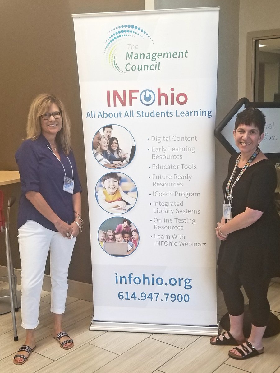 infohio's tweet photo. All smiles at INFOhio Providers Retreat!
#SWOCA @SirsiDynix @mrsmediatech https://t.co/f92MqHrClY
