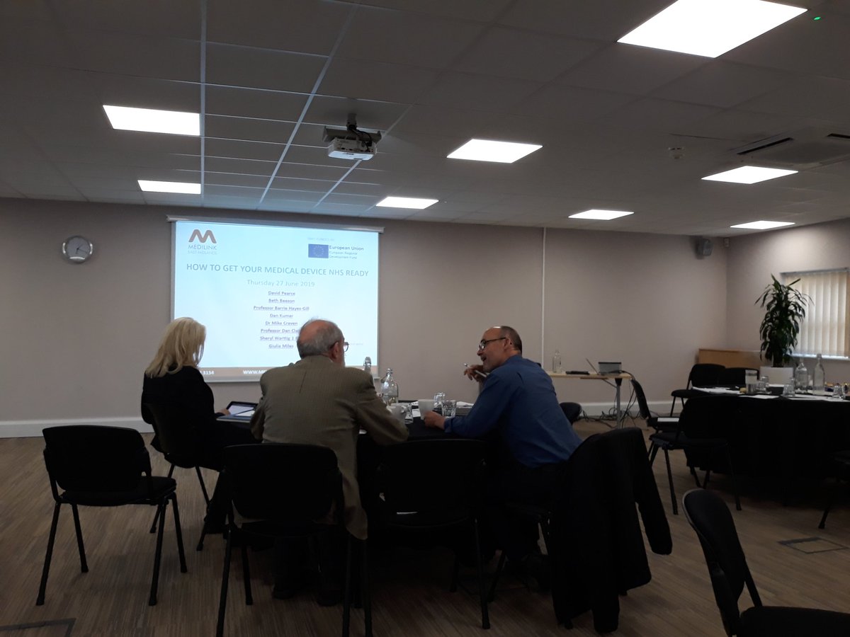 MFLSciTech's tweet image. Today we are at the @MedilinkEM How to Get Your Medica) Device NHS Ready event. Excellent event with some very interesting speakers so far.