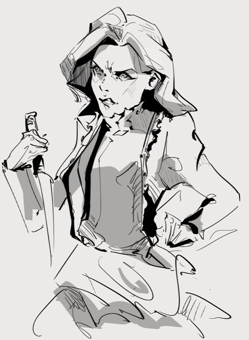 For  @eumiltn  and  @Rei_Asaru 
Experimenting with a new brush (*'▽`*) 