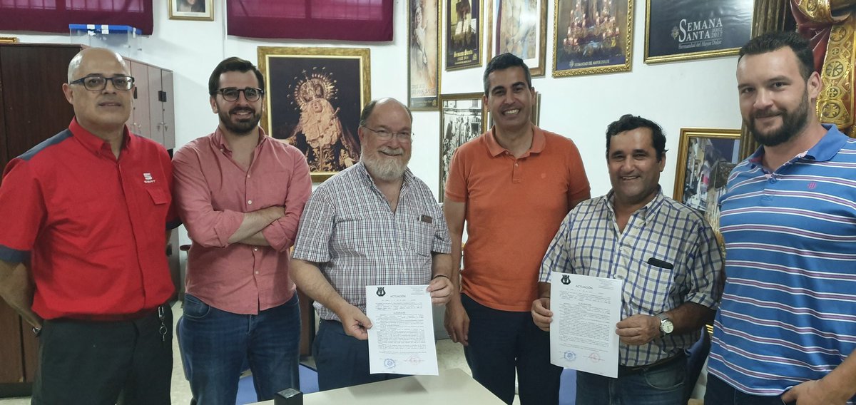 HdadMayorDolor's tweet photo. Comunicado oficial📣

Informamos a todos nuestros Hermanos y seguidores de la renovación del contrato con nuestra querida Banda de Musica Ntra. Sra. De Palomares (Trebujena) para volver a acompañar a Nuestra Señora del Mayor Dolor la próxima tarde de Jueves Santo

Feliz Jueves!! https://t.co/mu2kTikZ26