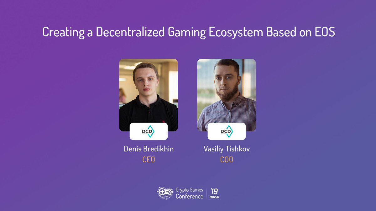 Have you ever thought of creating a #decentralized #gaming ecosystem based on #EOS?

Denis Bredikhin &amp; Vasiliy Tishkov from #GrapheneLab, are ready to share with you a few secrets new perspectives on #gambling and development of a global #gaming #platform.
youtu.be/UY6SW_5Hbn4