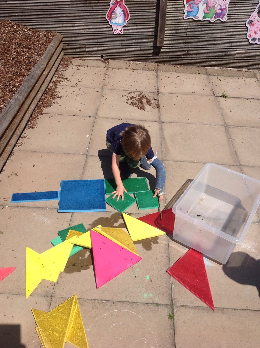 FirClassFF's tweet photo. Using the outdoor foam shapes to make 'Rockets' ready steady....blast off! 🚀 #whatablast https://t.co/3PPkNUyQC5