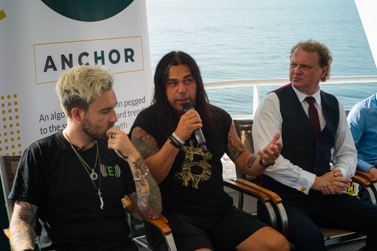 theanchor_io's tweet photo. More highlights from our Boat-Hop & Panel Event on Lake Zug during #CVC2019 featuring @MrMichaelNye, @_DanielPopa, Teck Chia of @BinanceLabs, Ilya Abugov of @crypto_briefing, @joris_reding of @inacta and @Diditaihuttu
#blockchain #Massadoption https://t.co/rrlI250DuO