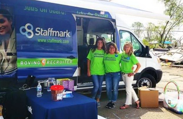 Proud of our team for giving back to the Dayton, OH area last week to provide a free meal to those impacted by the recent tornadoes. A great way to use the new Roving Recruiter vehicle! Giving back to our communities is one of our company’s top priorities and core values.