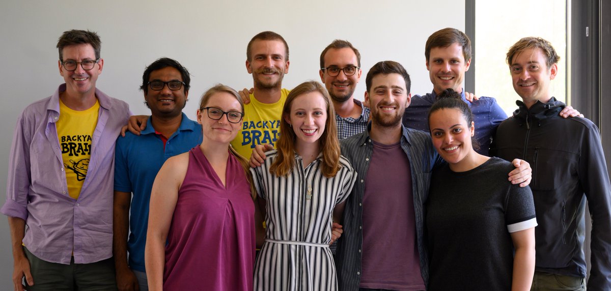 MPI for Biological Intelligence (@mpiforbi) on Twitter photo Four Summer Fellowship Seniors were wrapping up their projects @mpiNeuro. It was fun to have you here!
<a href="/BackyardBrains/">Backyard Brains</a> Four Summer Fellowship Seniors were wrapping up their projects @mpiNeuro. It was fun to have you here!
<a href="/BackyardBrains/">Backyard Brains</a>