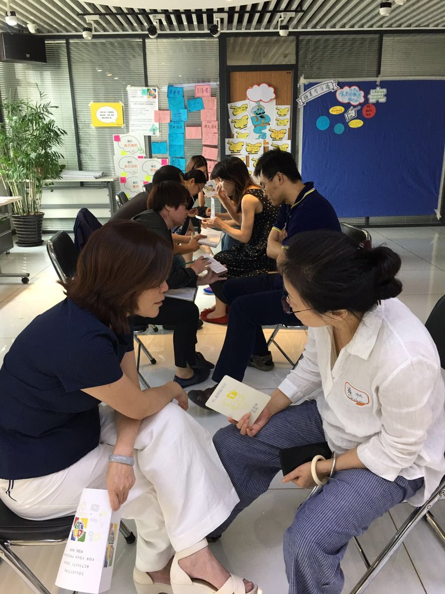 thelearninggym1's tweet photo. #AcceleratedLearning workshop currently taking place in #Beijing. Participants sharing #activity ideas for the 4-Phase learning cycle  through a speed dating process. Next AL program coming up in Bangalore on July 9- 11 #activatinglearningpotential #trainthetrainer https://t.co/rLYHnCCQe0