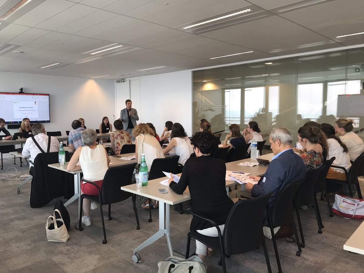Lyonbiopole's tweet photo. La journée #Innovation #Clinique se poursuit avec 2 ateliers : #données de santé et développement #clinique https://t.co/T98XC1bvdW