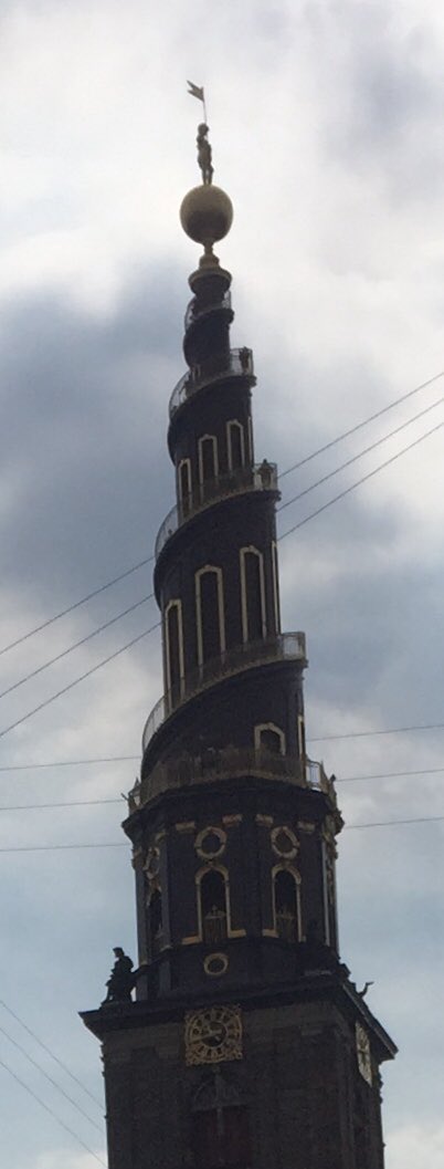 painespresence's tweet photo. On my last day in Copenhagen where I was teaching the internal family systems model, I walked the spiral staircase to the top of the steeple in this church and Christiana.  I became mindful how are in life we spiraled upwards &amp;other moments spiral downward &amp;in all moments we grow https://t.co/arDq369s9d