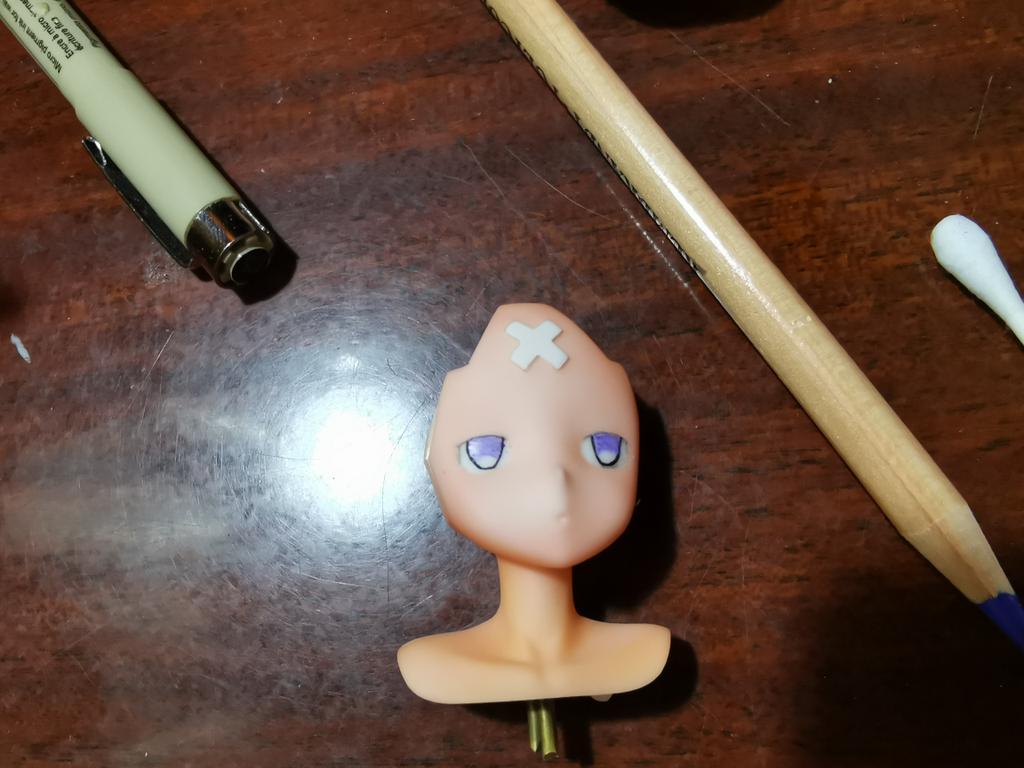 god_maid's tweet photo. 今回のアビゲイル(英霊旅装)の顔の製作は完了です。２回目の失敗あと３回目ついに���功ですQUQ https://t.co/Bs8Y7Zs4oN