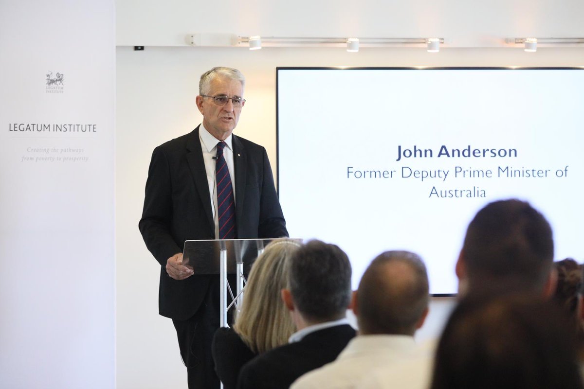 Prosperity_Inst's tweet photo. .@JohnAndersonAO “What worries me about the West and it’s geostrategic position, is that our collective loss of character and civility is leading to a loss globally of belief in our values and strengths.”
#RoadtoCharacter https://t.co/W4Pz5k8sUy