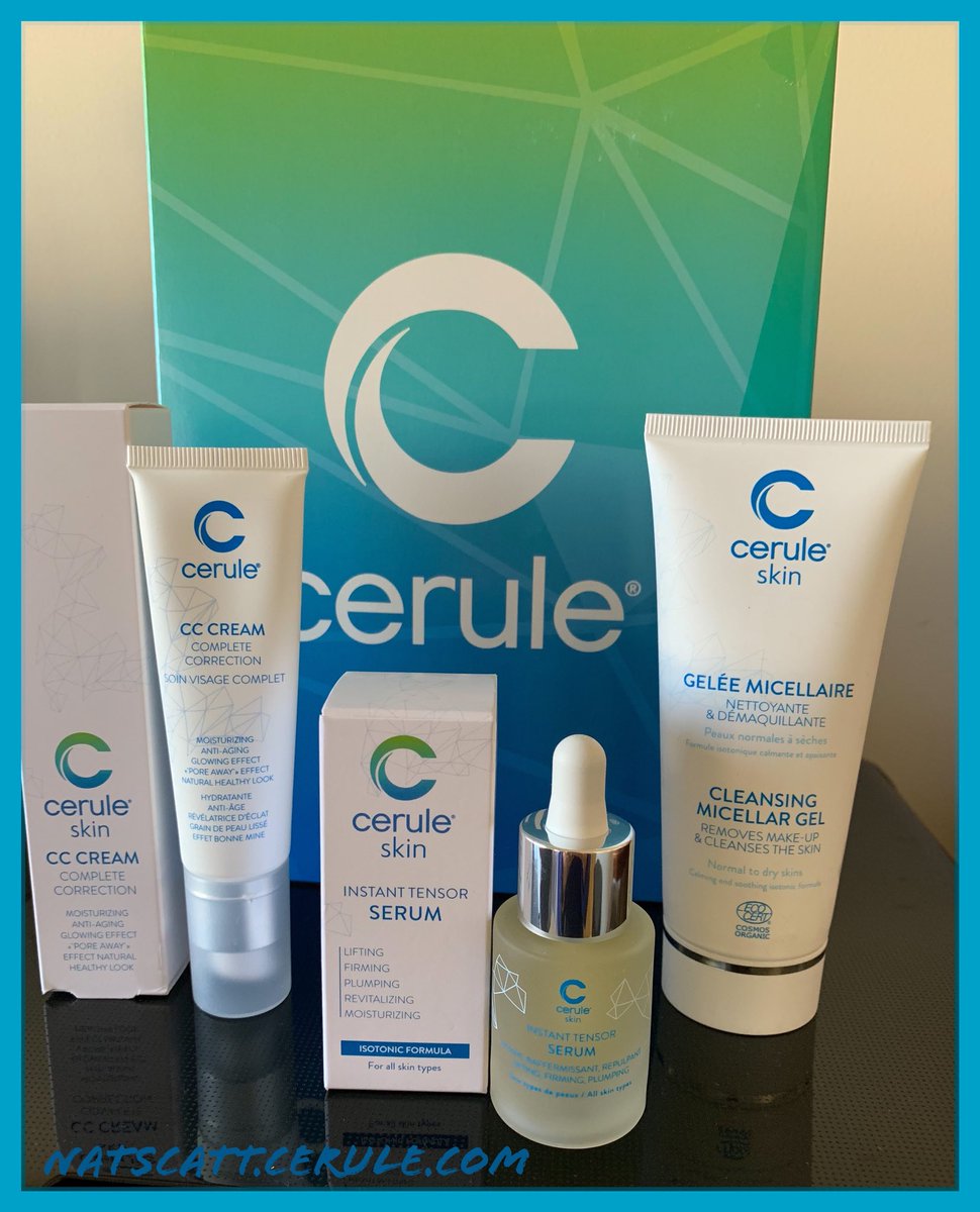 NatScattergood's tweet photo. #Cerule #Ccream #TensorSerum and NEW #MicellarGell https://t.co/59pbi2HUxR