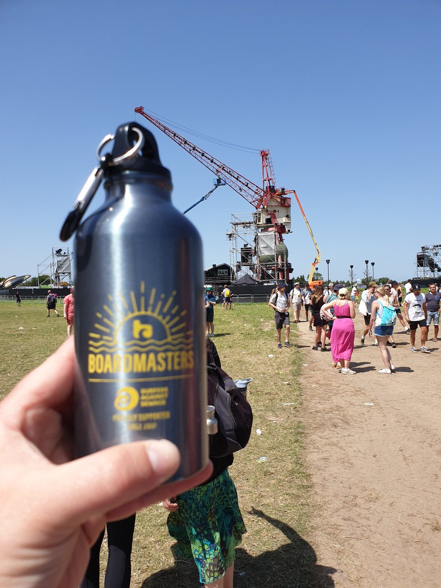 kernow85's tweet photo. @boardmasters #ReuseableBottle at @GlastoFest not long now https://t.co/W95z5fEuZO