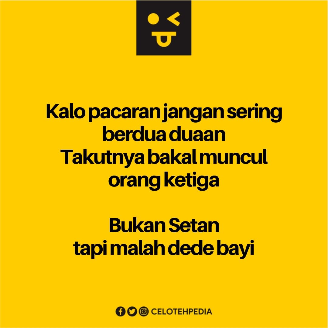 Kata Bijak Cinta Lucu Celotehpedia Twitter