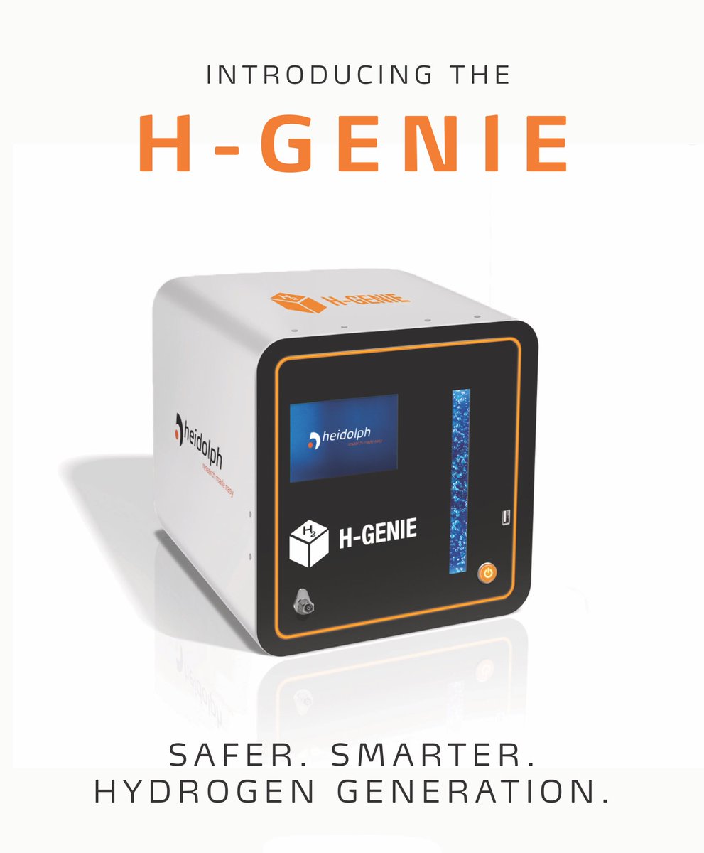 HeidolphNA's tweet image. Introducing the new kid on the block

#hgenie #hydrogen #hydrogengenerator #gasgenerator #chemistry #Chemtwitter #gascylinder #labsafety #laboratorysafety #thalesnano #thalesnanoenergy