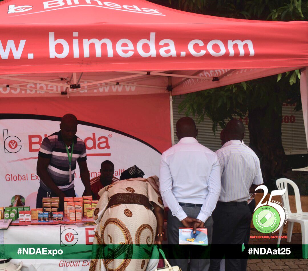 UNDAuthority's tweet photo. Pharmaceutical stakeholders showcasing their products and services at the ongoing NDA expo at Hotel Africana #NDAExpo #NDAat25 #SafeDrugUse #SafeDrugsSaveLives https://t.co/ppliG2Mgdx