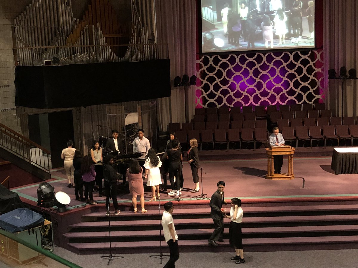 WPGAVGuy's tweet photo. Up early for their big day!  Sound &amp; video all good for @StJohnsTiger convocation today.  Congratulations to the over 100 Graduates!
@WSD_Libraries @winnipegSD https://t.co/fO0TCoLRlA