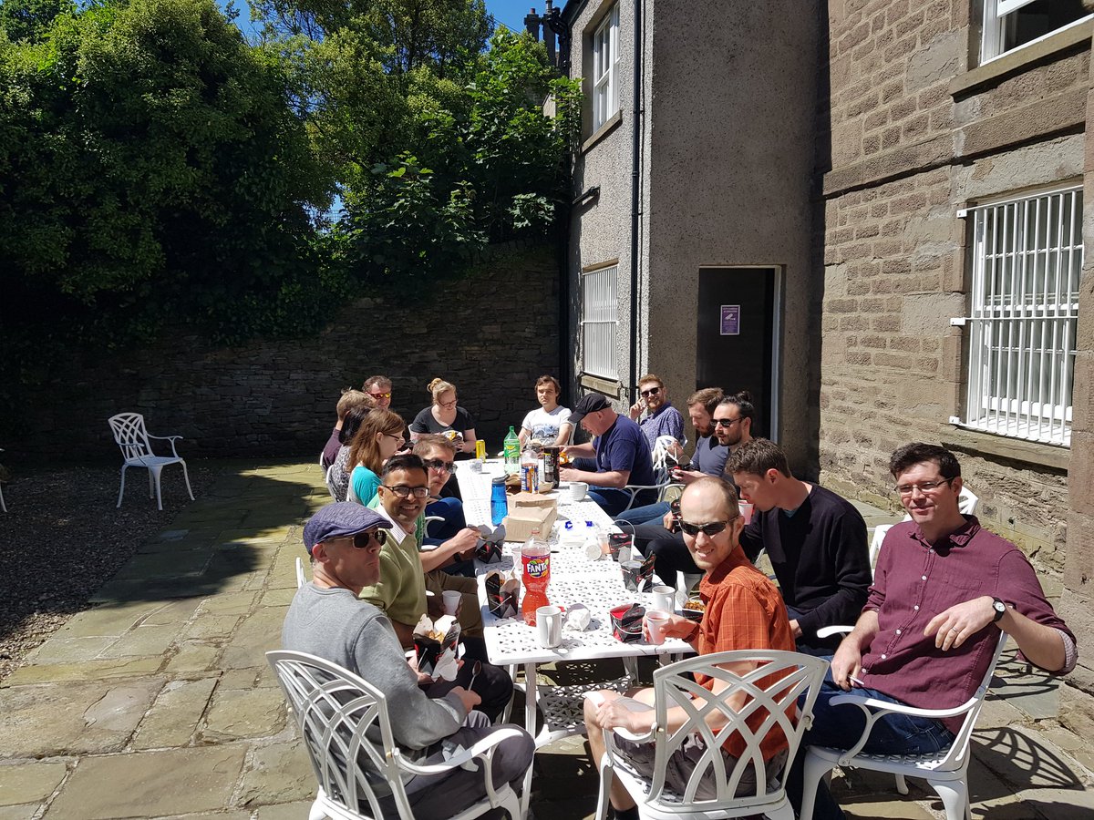 PositronFox's tweet photo. Outdoor noodles in the sunniest city in Scotland @STAR_Dundee https://t.co/gPCuatowQM