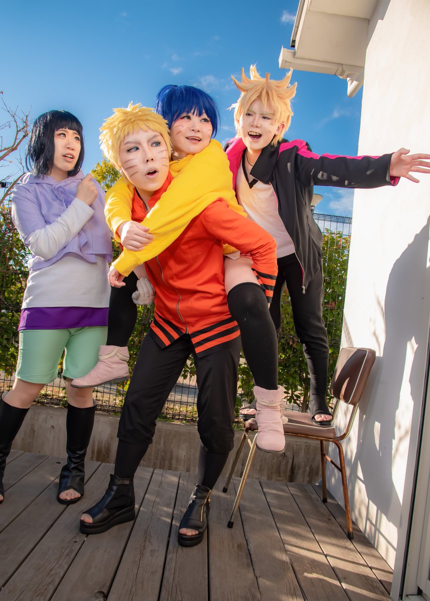 そーた Twitterren コスプレ Boruto 家族 ボルト そーた ヒマワリ りんちゃん ナルト とうるさん ヒナタ もすさん Photo Habaさん そーたこす