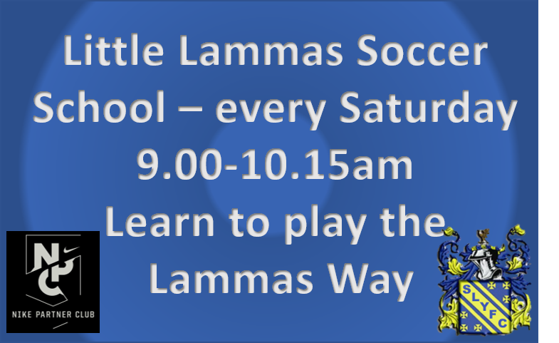 FREE football coaching sessions for players age 3 to 6.
Come and try first, then sign up and receive a FREE kit. 
Qualified Coaches - Safe Environment - Fun Sessions
Contact Chairman@staineslammasyouth.com