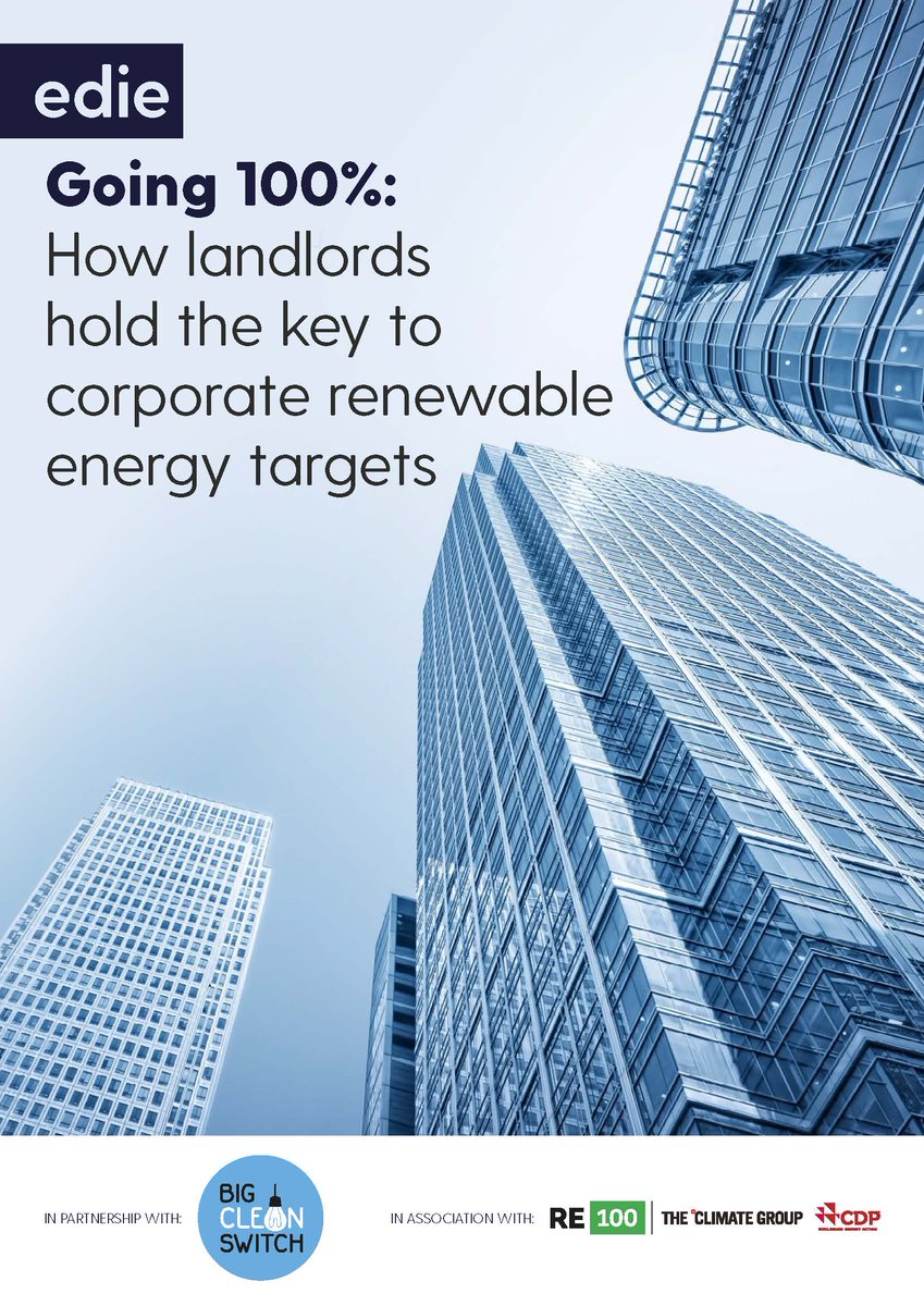 80% of some of Britain’s biggest building occupiers are being prevented from switching to clean energy due to a poor engagement between tenants and landlords, according to our new report with <a href="/edie/">edie</a>, #Going100%, in assoc. with <a href="/theRE100/">RE100</a> #CleanEnergyMovement bit.ly/landlordsandte…