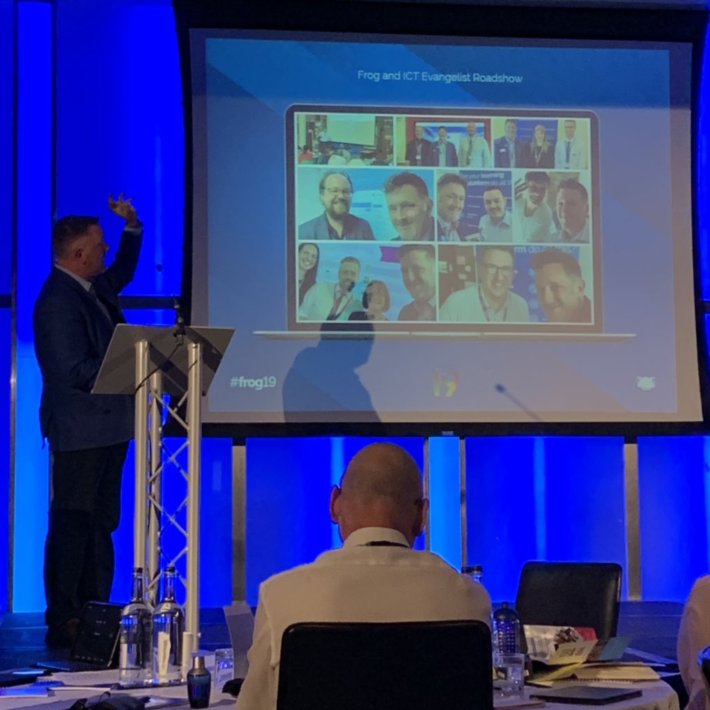 NLSCHOOL's tweet photo. Sharing good practice at #frog19 with @ICTEvangelist and @FrogEducation #frogacademy #frogfamily #cumbria #penrithhub #bestuseoftech https://t.co/HBIXFK69Fe