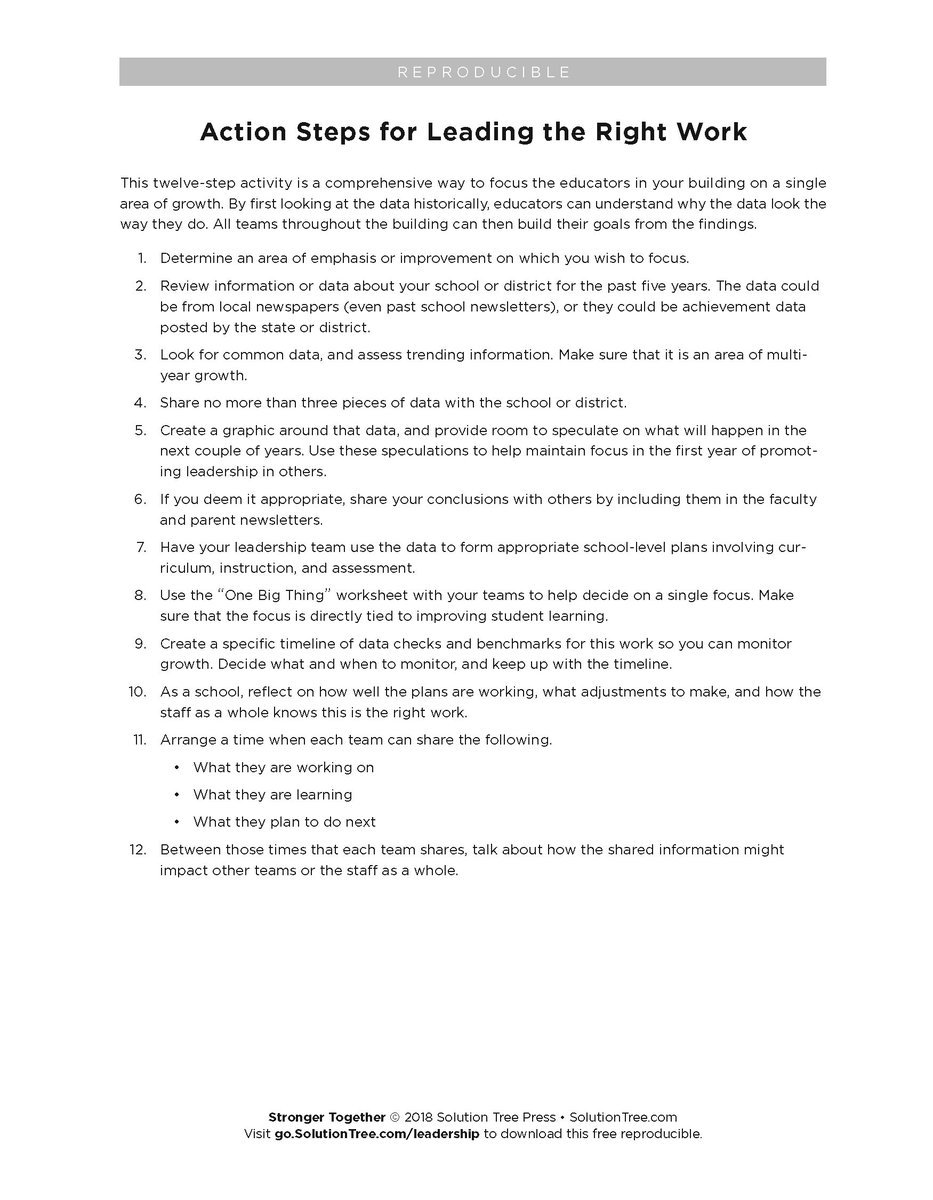 This 12-step activity is a comprehensive way to focus the educators in your building on a single area of growth. By first looking at the data historically, educators can understand why the data look the way they do. bit.ly/2ruftvR  #edleadership <a href="/CameronRains/">CameronRains</a>