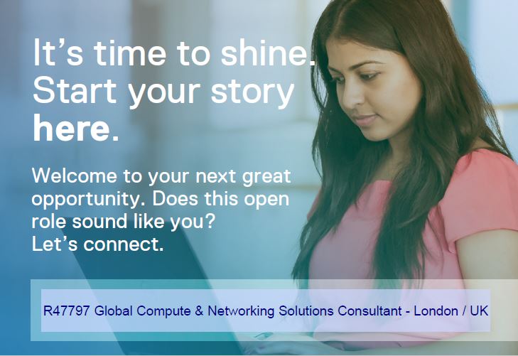 Due to further expansion&growth within Global Compute&Networking, we are looking for experienced Solutions Consultants to join the London/UK Team Come join us: dell.to/2KGEYq5 #enterprisetechnicalsales #technicalsales #compute #networking #iwor4dell #delltechrecruituk