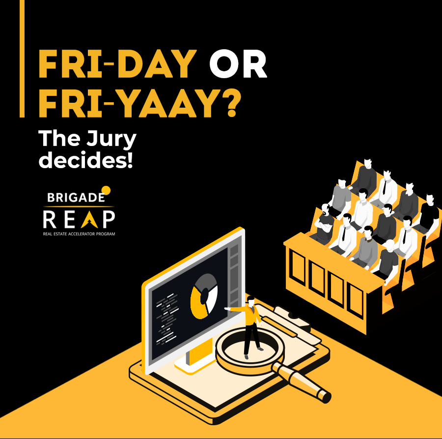 The face of #PropTech is about to change. Tomorrow is #judgementday for the shortlisted #startups. From 122 applications, 15 were shortlisted for Jury 1 and 6 will present to Jury 2. We will see who are the final few who make it to #Cohort6! Watch this space. #PropTechBharat