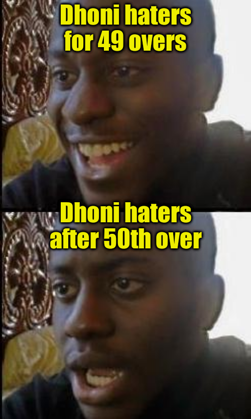 HODL_till_2140's tweet photo. Ms Dhoni haters
 #INDvsWI https://t.co/RHsXQVEfbt