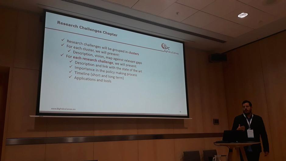 muredduf's tweet photo. Presenting the @BigPolicyCanvas Roadmap at the Policy4Data panel at #BDVsummit Riga https://t.co/Oe5Xrlkjdg