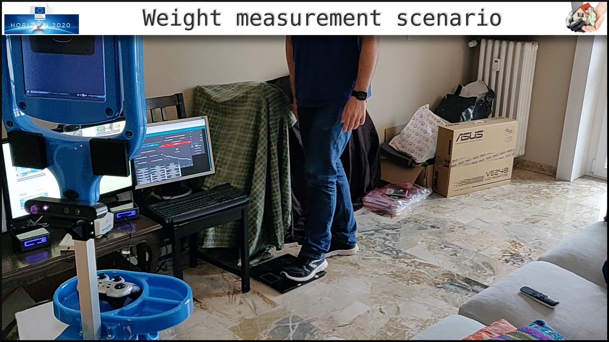 Movecare pre-pilot experimental campaign in a real apartment in Milan...