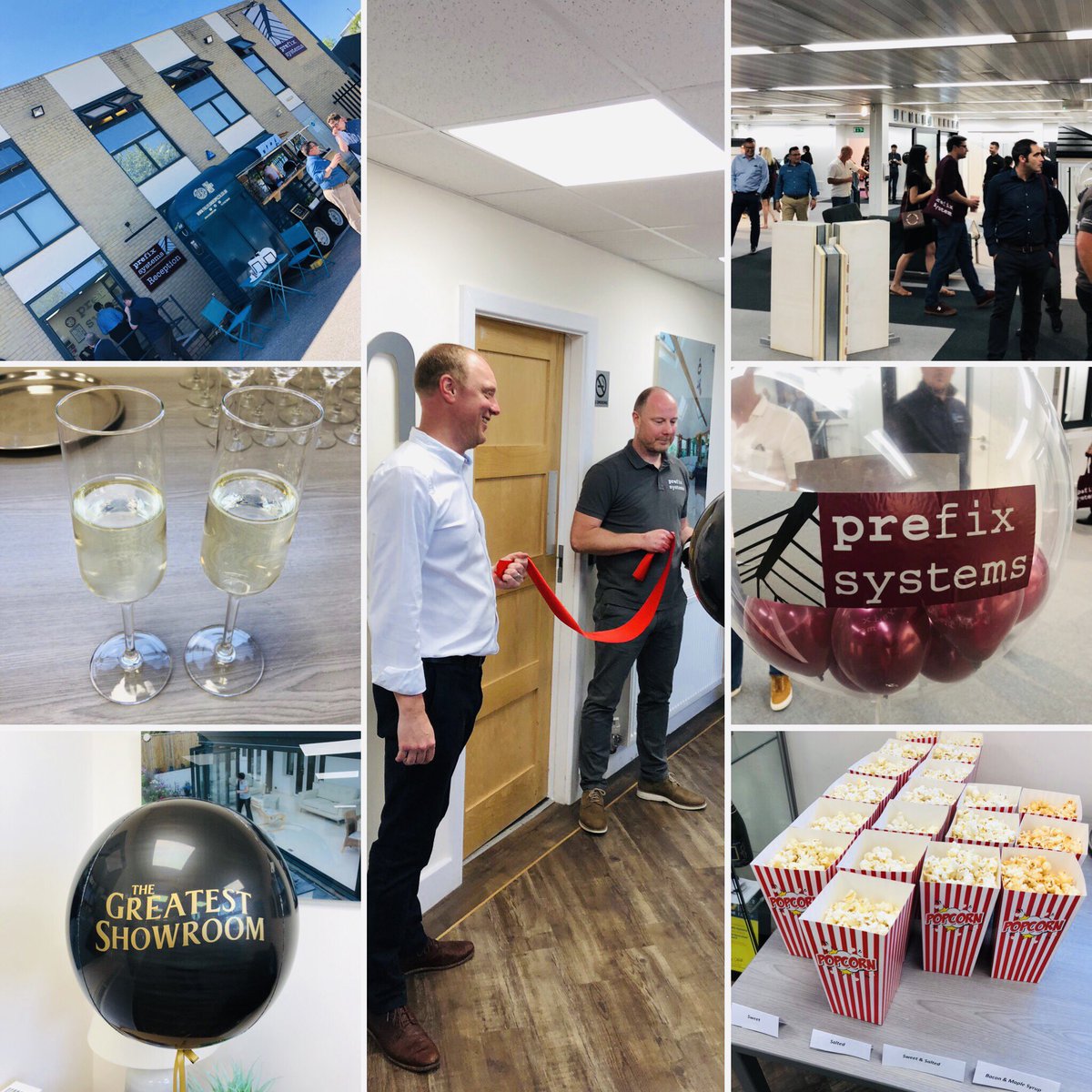 geofastsystem's tweet photo. @prefixsystems this indeed is a great showroom. Pleasure to be here on opening day and well done on a fantastic job to all involved 👍🏻🍾🥂#thegreatestshowroom #prefix #grandopening #prefixsystems https://t.co/l3PLFKLMOx