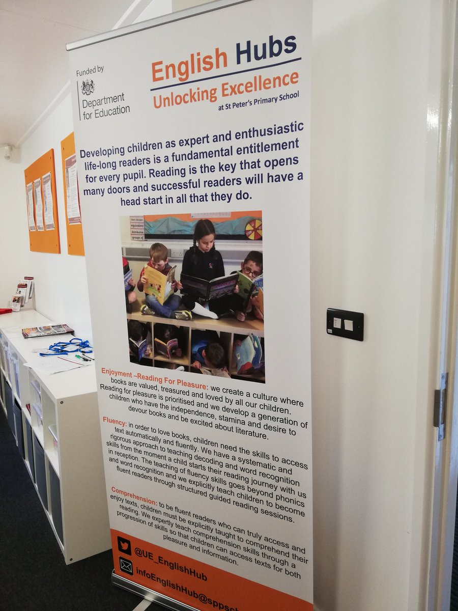 hawkes89's tweet photo. Great morning with @UE_EnglishHub - my final showcase and hub visit of this year - and actually the first I booked in when I started this job. Thanks for having me! #EnglishHubs #phonics #hubtour #showcase https://t.co/7YsJYKJoFg
