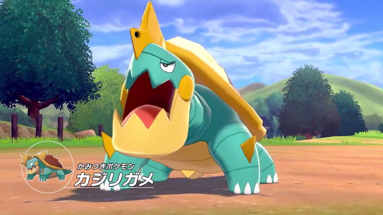 公式 ポケモン情報局 ガラル地方のポケモン紹介 カジリガメ 岩や鉄をも嚙みちぎるほどの鋭い牙を持つかみつきポケモン 凶暴な性格のため 手懐けるにはトレーナーとしての腕前が試されます ポケモンダイレクト ポケモン剣盾
