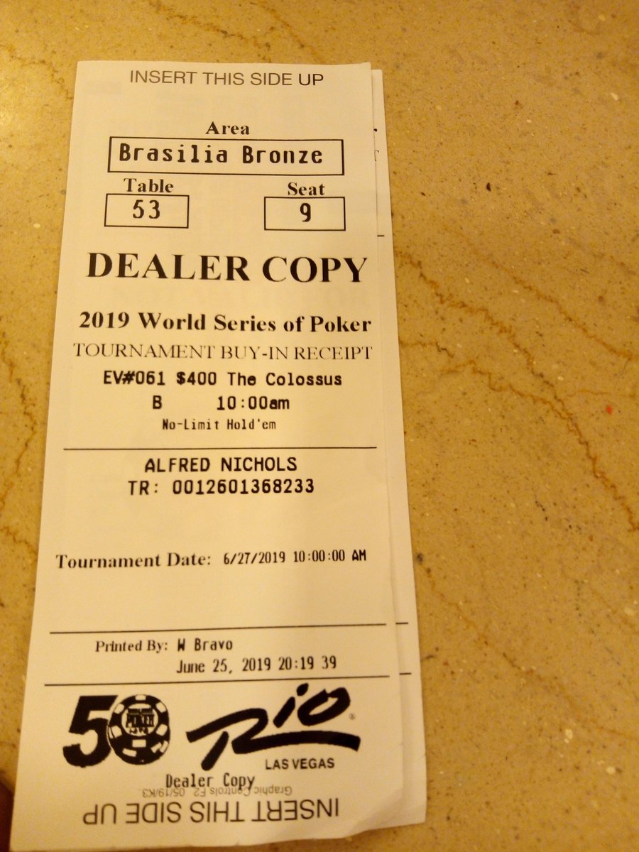 ___Nameless's tweet photo. Good morning! Time to get it! Hope all the studying of these guys pays off. @JonathanLittle @PokerCoaching_ @TheAssassinato @nickwealthall @SplitSuit #letsgeauuuuuuxxxxx #wsopcolossus https://t.co/ZkNM8IDDLk